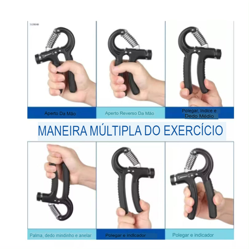 Hand Grip Flexor De Punho Com Mola Ajustável