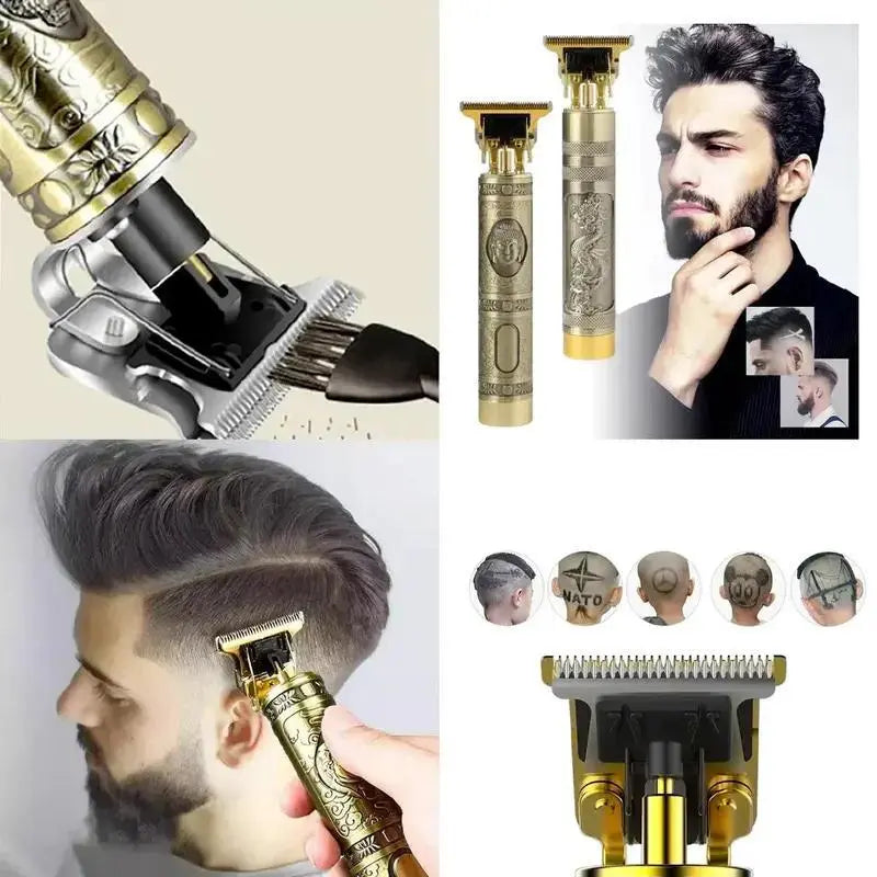 Máquina Elétrica De Cortar Cabelo & Barba Masculino