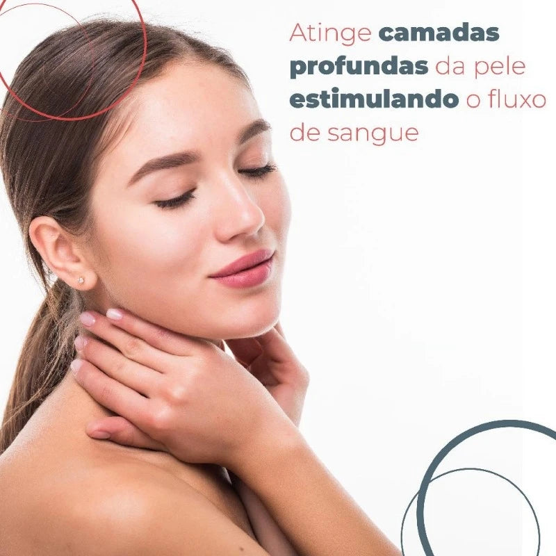 Pistola Massageadora Elétrica Muscular Recarregável