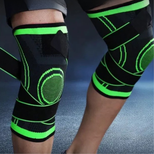 Joelheira Fitness De Compressão Ajustável