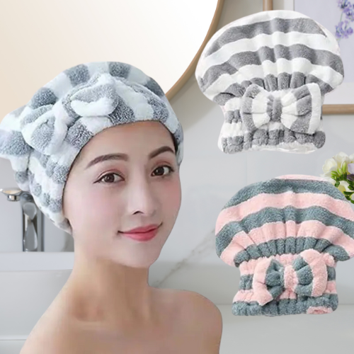 Touca De Secar Cabelo Microfibra Anti Frizz