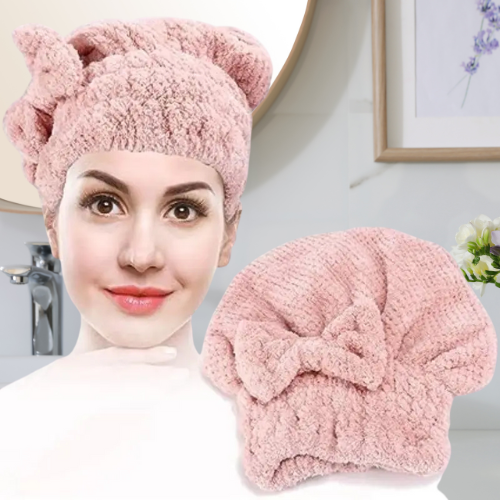 Touca De Secar Cabelo Microfibra Anti Frizz