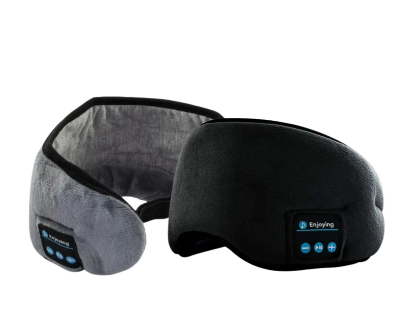 Tapa Olho Máscara De Dormir & Fone De Ouvido Bluetooth