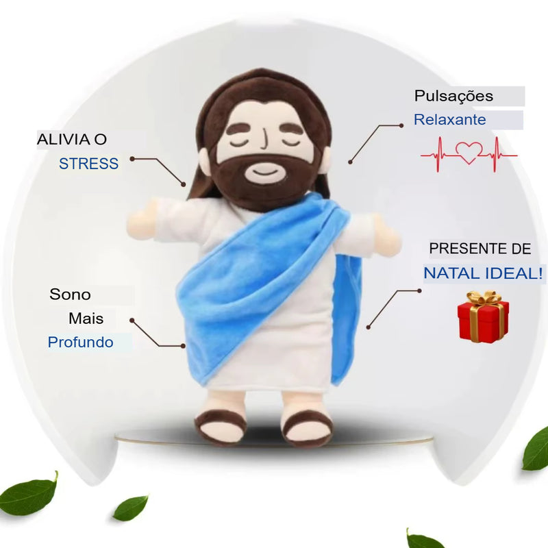 Jesus Soninho Pelúcia Que Abraça Com Fé & Acalma A Alma