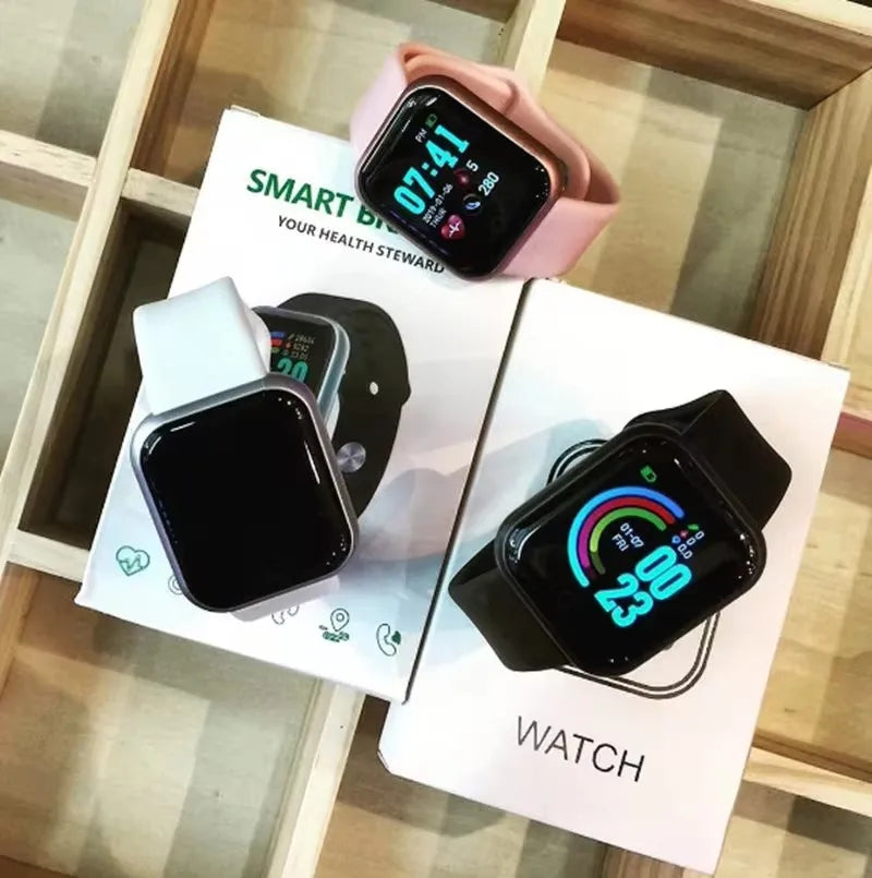 Kit Relógio Smartwatch + Fones de Ouvido Sem Fio