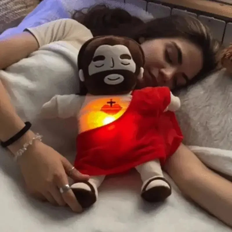 Jesus Soninho Pelúcia Que Abraça Com Fé & Acalma A Alma