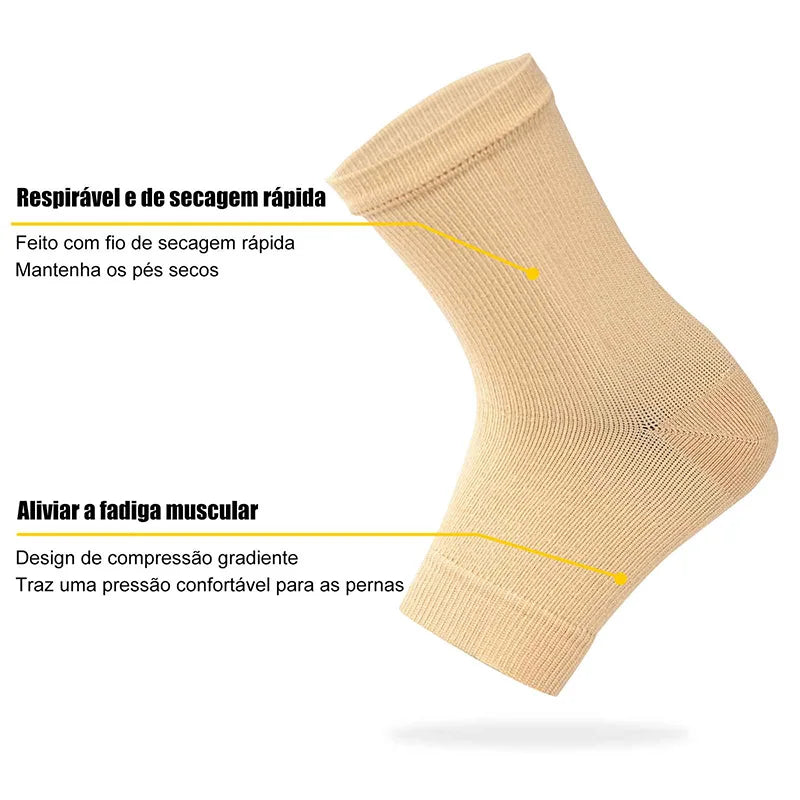 Meia De Compressão Neuropatia Alívio Do Inchaço Plantar & Fascite