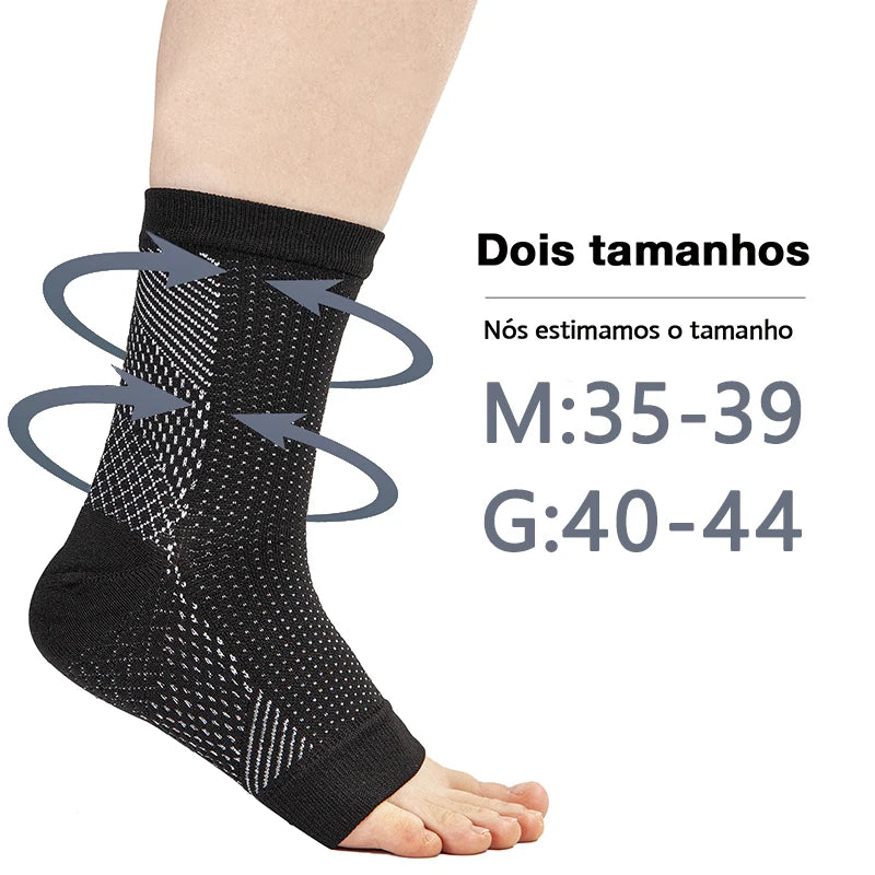 Meia De Compressão Neuropatia Alívio Do Inchaço Plantar & Fascite