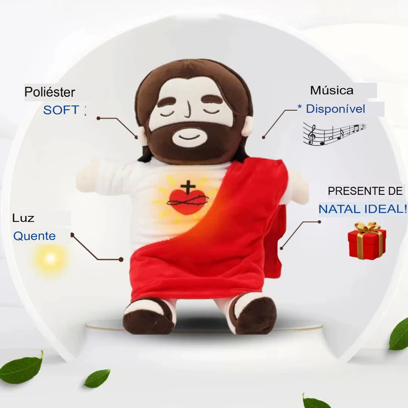 Jesus Soninho Pelúcia Que Abraça Com Fé & Acalma A Alma